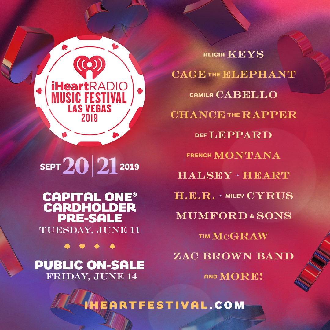 iHeartMedia Announces 2019 Lineup For iHeartRadio Music Festival