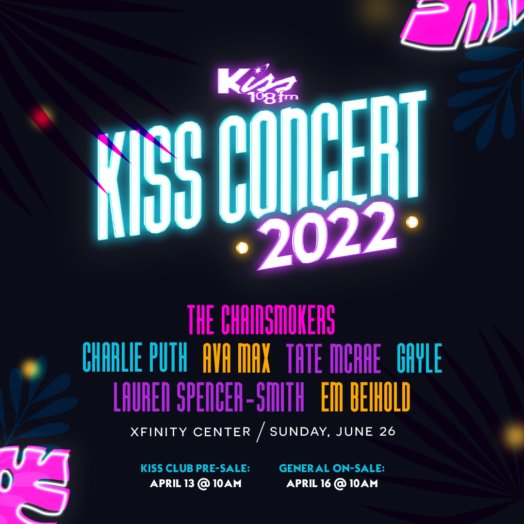 iHeartMedia Boston’s KISS 108 Announces Superstar Lineup For KISS
