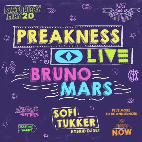 Bruno Mars To Headline Preakness LIVE Celebration