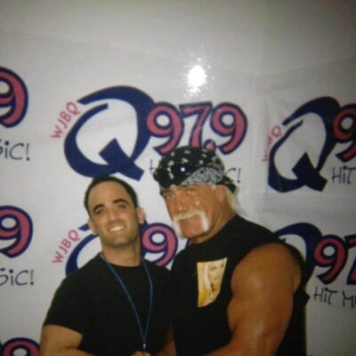 Frankie V: I remember it being a huge day in Portland Maine for our summer show! Hulk Hogan's daughter Brooke had a single out and she was performing at our show. Hulk agreed to come and do meet and greets. To this day, 19 years later, this photo is still one of my favorites in my career!