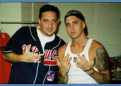 Going for all the street cred with Eminem back in 2002.