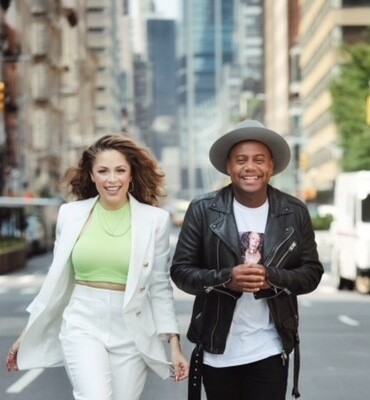 Taking over the drive home in NYC on Z100 with Crystal Rosas.