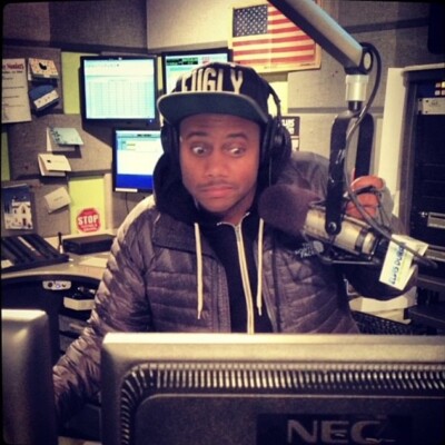 The face you make the first time crackin’ the mic on the world famous Z100 New York.