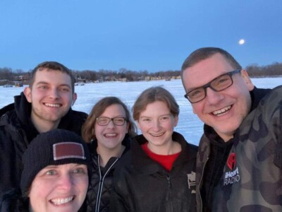 Then in 2016 it was back to KDWB and Cities 97.1 and honestly none of my career would be possible without my wife Mandi and our kids Mason, Maddy and McKinley!  Here we are enjoying a frozen lake trek earlier this year!