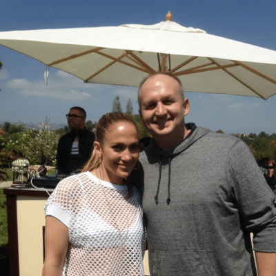 (2014) Jennifer Lopez had an album listening event in her backyard at her home in Bel Aire - another memorable experience.  I've been so blessed and lucky to have many incredible memories like this, for which I'll always be thankful for.