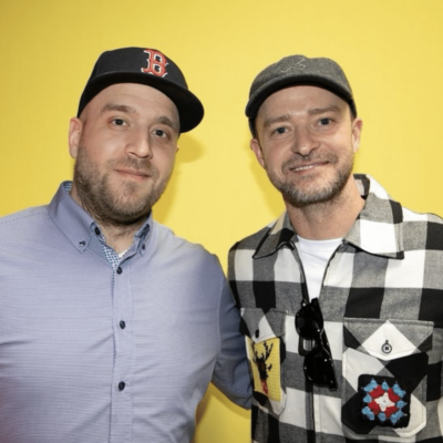 Adam with Justin Timberlake